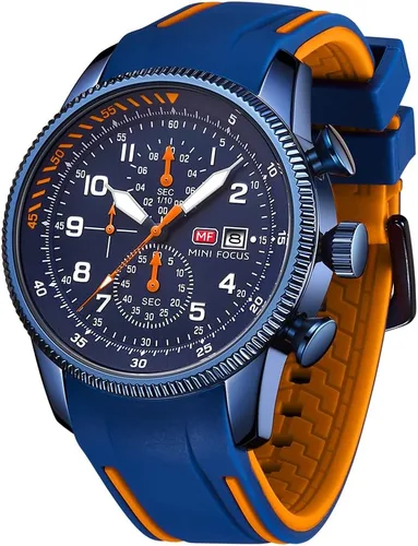 Vista 36 de AIMES Watch for Men Sport Military Waterproof Chronograph Mens Watches Analog Quartz Big Face Classic Stylish Fashion Casual Designer Business Work