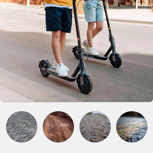 Vista 8 de YBang - Tubo interior de scooter de 10 pulgadas para Zero 10X/VSETT/Dualtron Victor, con válvula de codo de 90 grados, pieza de repuesto