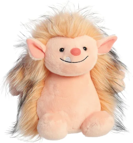 Vista 2 de Aurora Encantadoras criaturas míticas MOH The Ogre Animal de peluche - Aventuras mágicas - Juego sin fin - Rosa 8.5 pulgadas