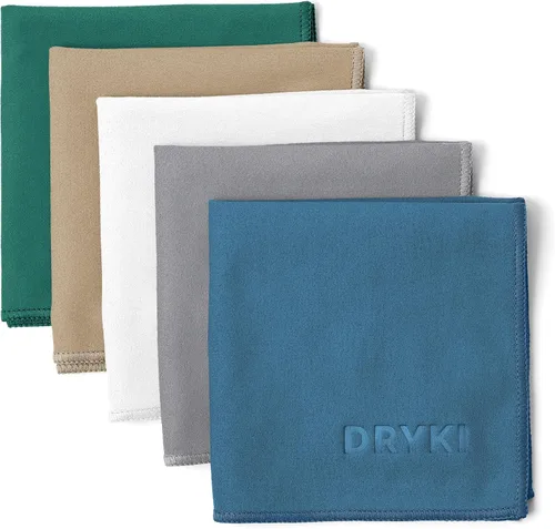 Vista 10 de DRYKI Pocket-Sized Sweat Towels - Original Sweat Absorbing Handkerchiefs Negro