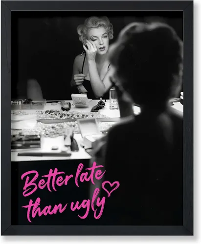 Vista 17 de Poster Master Mejor Tarde Que Feo - Póster de Marilyn - Arte Moderno y Pop - Regalo Moderno para Hombres, Mujeres y Fashionista - Decoración