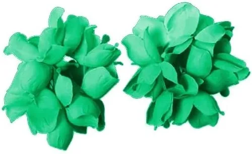 Vista 4 de CISMARK Juego de pulseras y pulseras de flores hawaianas Luau Leis Jumbo