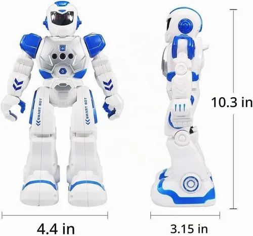 Vista 2 de Robot de control remoto para niños, sensor de gestos intelectuales, robots programables con controlador infrarrojo, juguetes de educación temprana