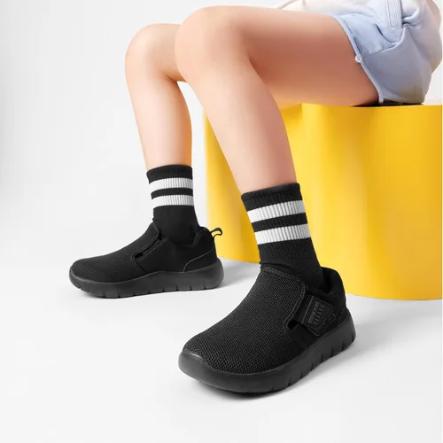 Vista 6 de DREAM PAIRS Zapatos deportivos para niños y niñas, tenis EZ-Ons MightyMovers para correr, atlético, descalzo, sin caída, tenis deportivos