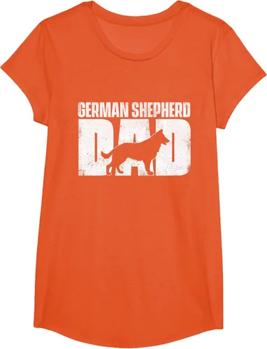 Vista 70 de Camiseta de pastor alemán para el día del padre del dueño de perros caninos, Negro