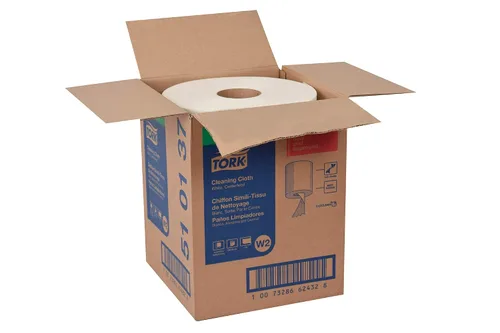 Vista 6 de Tork Paño de limpieza Blanco W2, reutilizable, 1 x 500 Paños, 510137