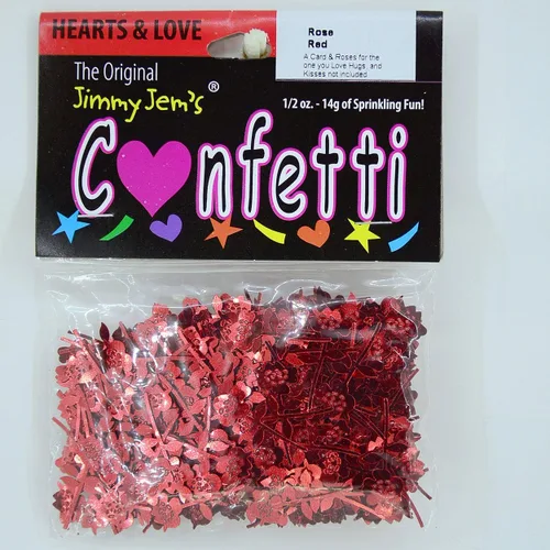 Vista 2 de Confeti Rose Open Red - Paquete al por menor #9254 QS0