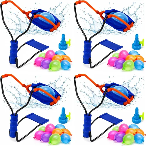 Vista 8 de Stream Machine Lanzador de Globos para Muñeca Color Will Vary, Includes 72 Water Balloons, Outdoor Game, Backyard Summer Activities, Long Range