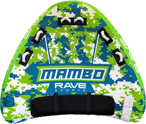 Vista 9 de RAVE Sports Mambo Boat Tubo remolcable - Tubo inflable para 1-3 jinetes