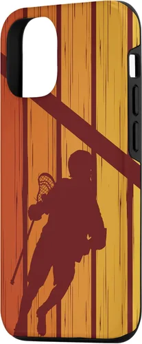 Vista 2 de iPhone 15 Retro Lacrosse Goalie Goalkeeper - Vintage Lacrosse Goalie Case