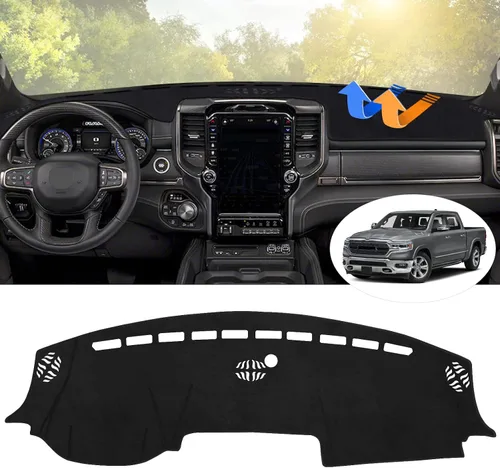 Vista 25 de Autorder Alfombrilla de cubierta de tablero para Toyota 4Runner 2003 2004 2005 2006 2007 2008 2009 Accesorios Cubierta de tablero de terciopelo