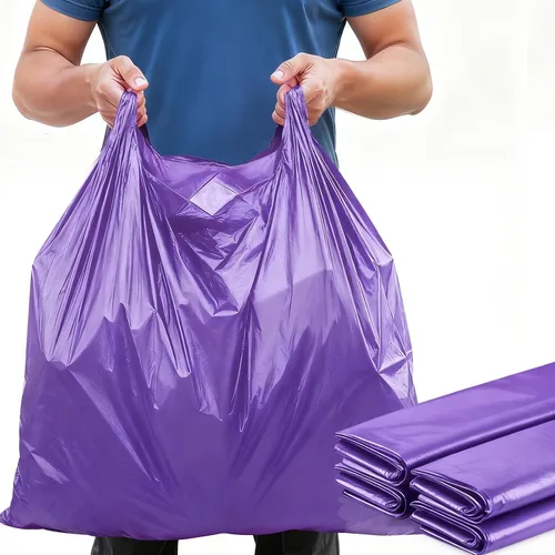 Vista 19 de AmazingSpark - Paquete de 200 bolsas de compras pequeñas, 12 x 8 x 4 Blanco