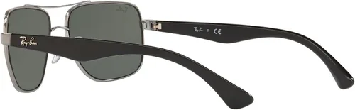 Vista 5 de Ray-Ban RB3483 - Gafas de sol cuadradas de metal para hombre