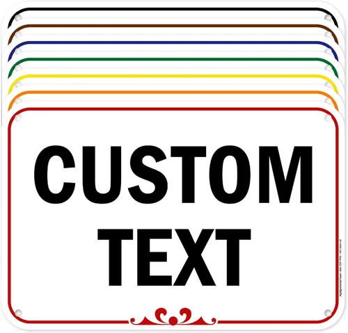 Vista 24 de My Sign Center (Prestige) - Letrero personalizado, para negocios, uso en interiores y exteriores, 7 x 10 pulgadas, libre de óxido, aluminio 040