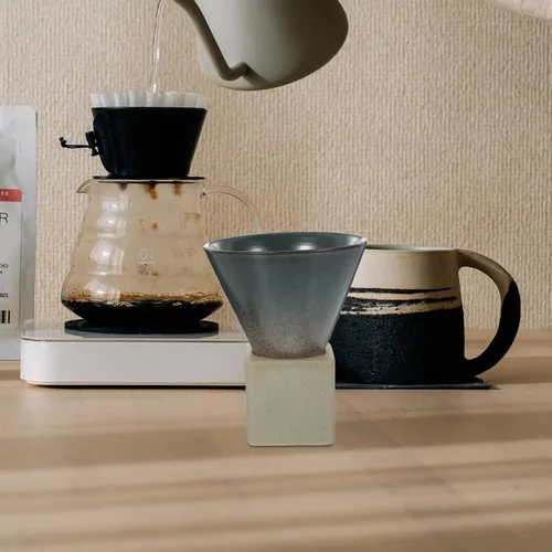 Vista 9 de Mobestech 1Set Vintage Ceramic Milk Mug for Coffee Tea and Latte Stylish Water Cup with Stable Base for Home Office and Cafe Use Elegant Design and