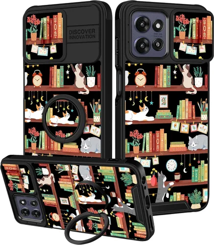 Vista 76 de Funermei Funda para Moto G Stylus 5G 2022, funda para teléfono con diseño de calavera de esqueleto para mujeres y niñas, diseño gótico, Como