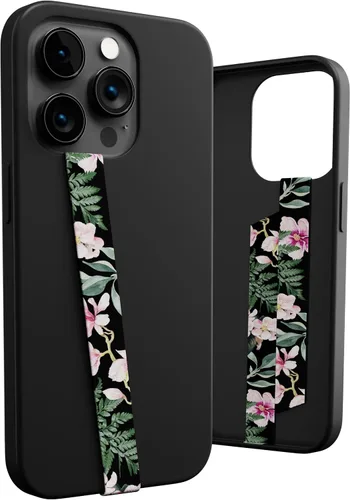 Vista 2 de Phone Loops: Agarre de teléfono no elástico, correa de teléfono, soporte de teléfono para mano, pequeño, ligero y discreto soporte para teléfono