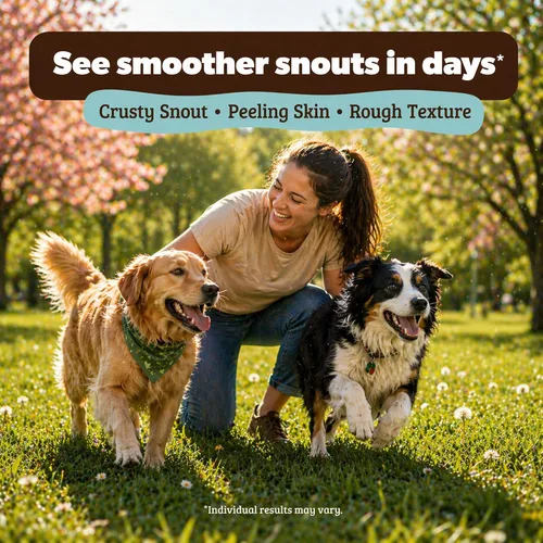 Vista 9 de Natural Dog Company Snout Soother Balm Tin 1 oz – Bálsamo para nariz de perro completamente natural para narices secas y agrietadas – Bálsamo