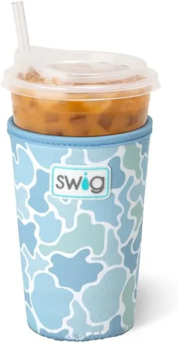 Vista 25 de Swig Life Coolie para taza helada mediana de 22 onzas, funda aislante estándar de 22 onzas con asa, aislamiento de neopreno mantiene las bebidas