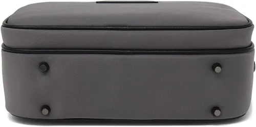 Vista 5 de Bolso cruzado completo antirrobo impermeable con correa ajustable de piel sintética con herrajes clásicos