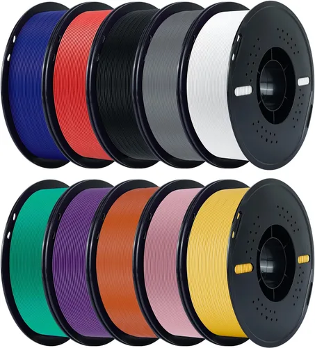 Vista 17 de Kingroon Paquete de filamento PLA de alta velocidad para impresora 3D de 1.75 mm, filamento rápido para impresora 3D para impresión hiper rápida