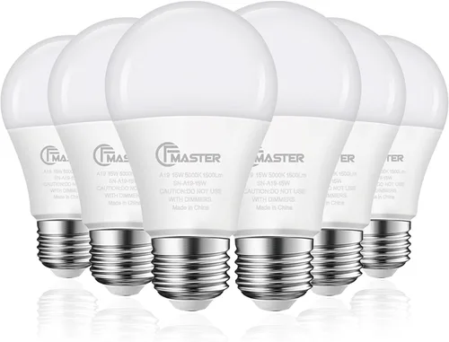Vista 22 de Bombilla LED A19, bombilla LED equivalente a 75 W, 11 W 2700 K luz blanca cálida, 1100 lúmenes, bombillas no regulables, CRI 85+, sin parpadeo