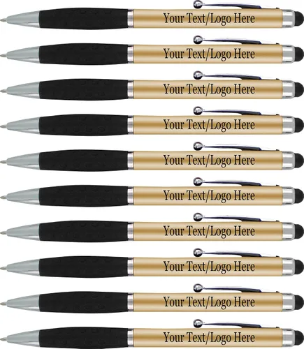 Vista 17 de SyPen Bolígrafos personalizados con nombre o logotipo, paquete de 300 bolígrafos personalizados para negocios, combo de bolígrafo y lápiz óptico
