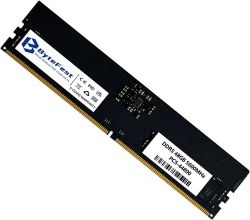 Vista 10 de DDR5 RAM 16GB 5600MHz PC5-44800 CL46 UDIMM 1.1V 288 Pin Compatible Computadora de escritorio Módulo de memoria RAM