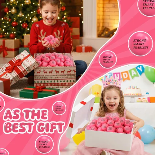 Vista 4 de Sotiff 100 bolas de estrés a granel para adultos, espuma colorida para aliviar el estrés, juguetes de regalo con citas motivacionales, bolas