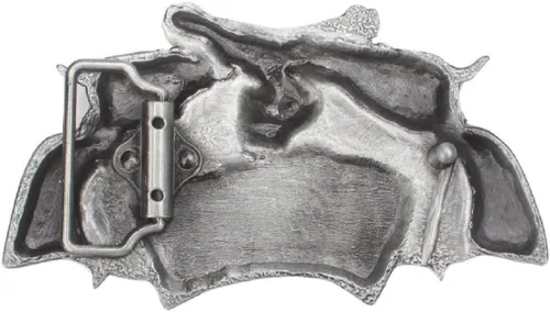 Vista 3 de Hebilla de cinturón de pistola para hombres, Hebilla de cinturón de póquer de doble pistola, Hebilla de cinturón de póquer de doble pistola, Hebilla