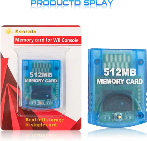 Vista 3 de Suncala Tarjeta de memoria compatible con Gamecube y Wii Console tarjeta de memoria de 512 MB para Nintendo Gamecube