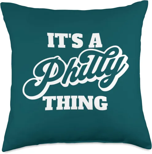Vista 5 de Philedelphia - It's A Philly Thing It's A Philly Thing - Almohada de 16 x 16 pulgadas, multicolor