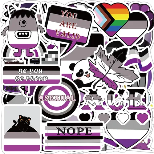 Vista 12 de Pride MLM - Paquete de 50 calcomanías (impermeables, LGBTQ)
