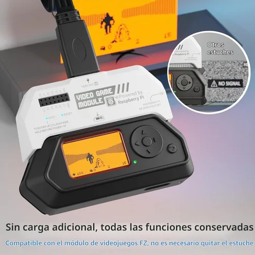 Vista 7 de Funda para Flipper Zero, 5 en 1 Funda protectora Juego de accesorios con 3 unidades de protector de pantalla y funda de transporte EVA para Flipper