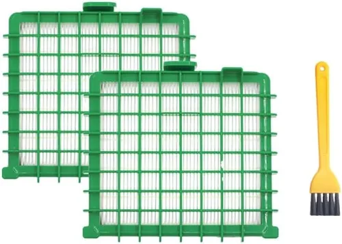 Vista 7 de Filtro HEPA de repuesto compatible con Rowenta RO5762 RO5921 Accesorios de aspiradora verde y blanco (1 unidad)