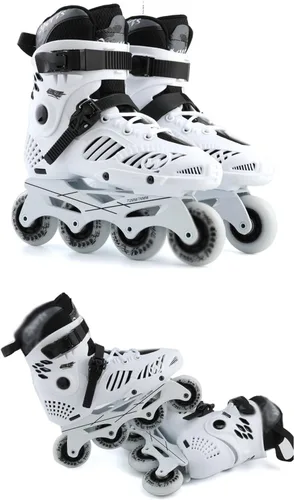 Vista 3 de DHAEY Patines en línea para niñas y niños, patines en línea para niñas, mujeres, adultos, hombres, niñas de 8 a 12 años, patines en línea ajustables