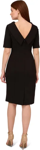 Vista 2 de Adrianna Papell Vestido Entubado de Cuello Alto para Mujer con Espalda en V