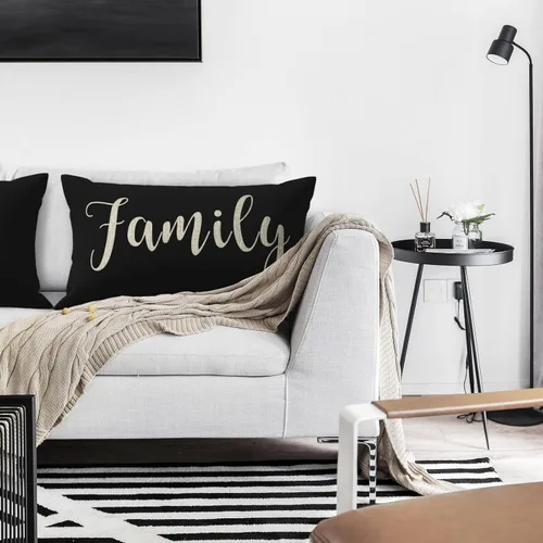 Vista 3 de NIDITW - Funda de cojín para sofá, decoración oblonga, 12.0 x 20.0 pulgadas