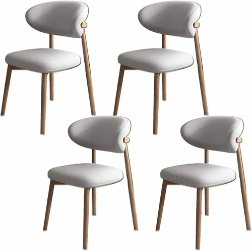 Vista 39 de Solid Wood Dining Chairs Kitchen Chairs Set of 2 Mid Century Modern Dining Chairss with Wooden Frame and Upholstered, Armless, Cafe Casual Chairss