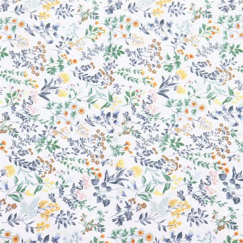 Vista 8 de Juego de 2 fundas de almohada de algodón botánico blanco, funda de almohada suave tamaño Queen con cierre envolvente, 20 x 30 pulgadas