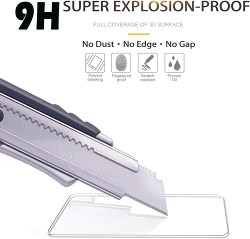 Vista 3 de (3 unidades) Compatible con Xiaomi Redmi Note 11 Pro 5G + 4G (Xiaomi Redmi Note 11 Pro+ 5G + 4G) Protector de pantalla de vidrio templado