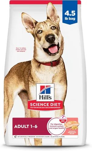 Vista 13 de Hill's Science Diet - Alimento seco para perros adultos 1-6, Nutrición Premium para adultos 1-6, sin maíz, trigo ni soya, pollo y arroz integral