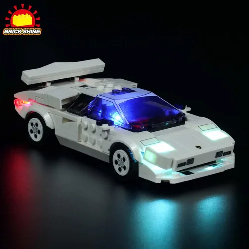 Vista 7 de Kit de luces GC para Lego® Speed Champions Lamborghini Countach 76908 (Lego Set no incluido) (Classic)