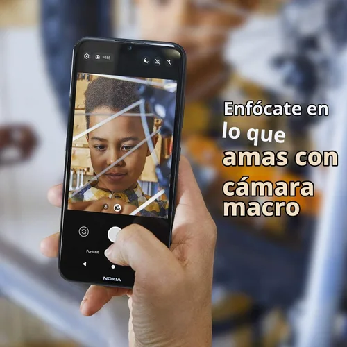 Vista 10 de Nokia 1.4 Android 10 (Go Edition) Smartphone desbloqueado Batería de 2 días Dual SIM Versión EE. UU. 2/32 GB Pantalla de 6.51 pulgadas