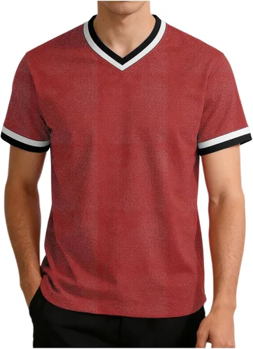 Vista 15 de Lightweight Workout Shirts for Men Summer Mesh V Neck Running Athletic T-Shirts Short Sleeve Breathable Gym Tops
