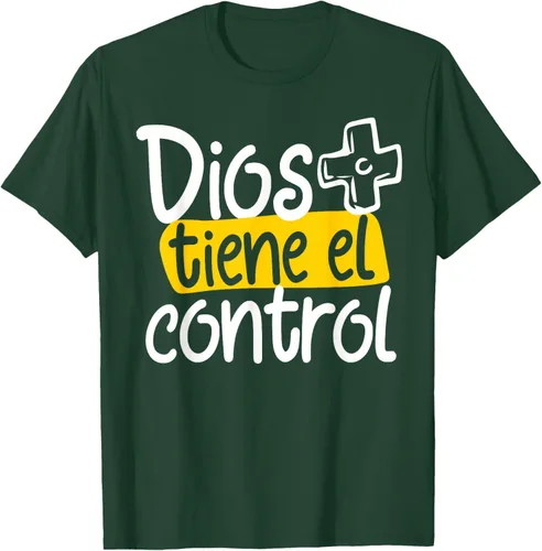 Vista 42 de Regalo Cristiano En Español Christian Spanish Dios Tiene Con Camiseta, Negro