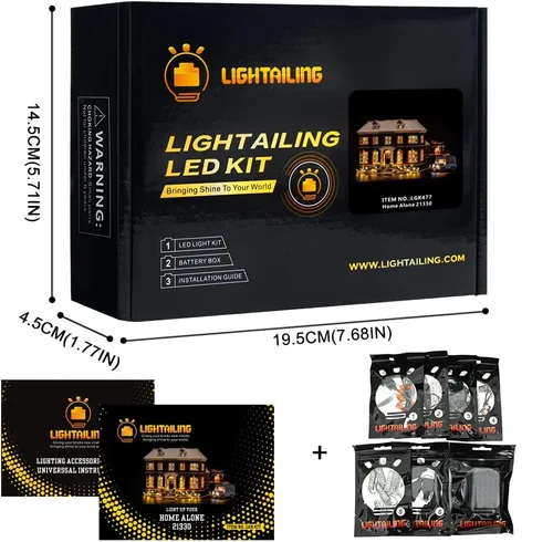 Vista 6 de LIGHTAILING Luz LED para Lego 21330 Ideas Modelo de bloques de construcción solo en casa - No incluye el juego de modelos