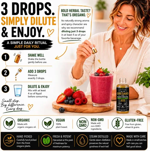 Vista 7 de Gotas minerales traza ácido fúlvico + aceite de orégano con aceite de Fúlvico + húmico con más de 77 oligominerales y electrolitos + aceite