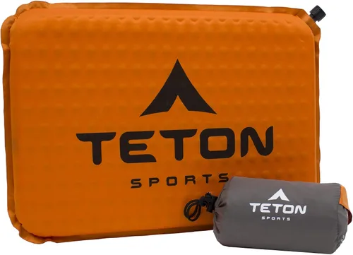 Vista 9 de Teton Camping Seat Cushion; Stadium Seat; Office Chair; Car Pad; Inflatable, Bluestone Piedra azul