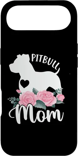Vista 27 de Pitbull Mom Pitbulls Dog Cooler Saying Case for iPhone 17